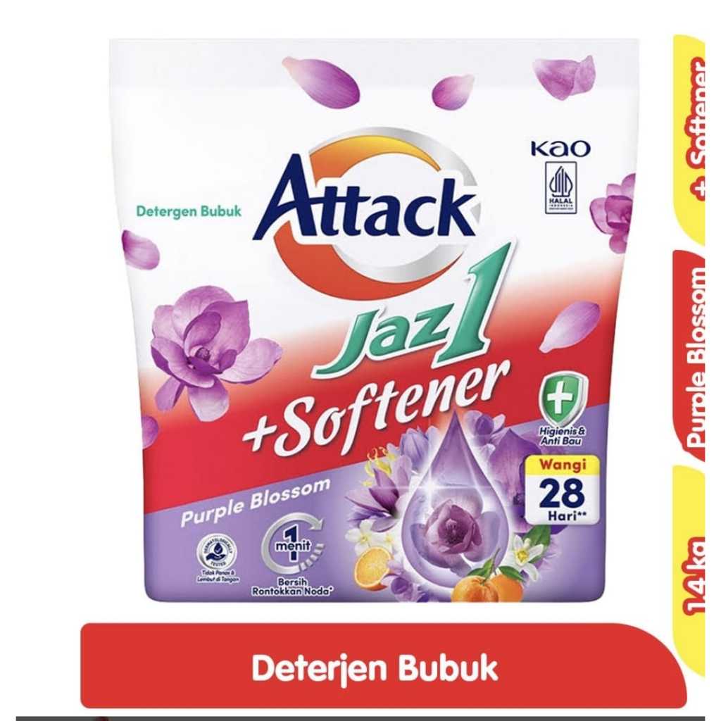 Attack Jaz1 Semerbak Cinta Detergen Bubuk 1400GR