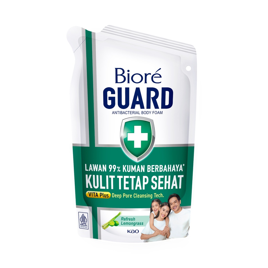 Biore Guard Antibacterial Body Foam Refresh Lemongrass pch 250ML