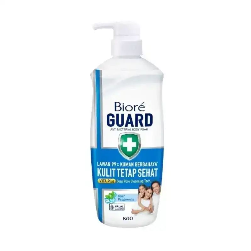 Biore Guard Antibacterial Body Foam Cool Papermint btl 550ML