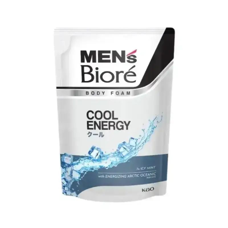 Men's Biore Body Foam Cool Energy pch 400ML