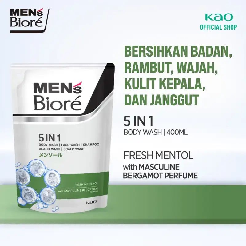 Men's Biore Body 5 in 1 pch 400ML
