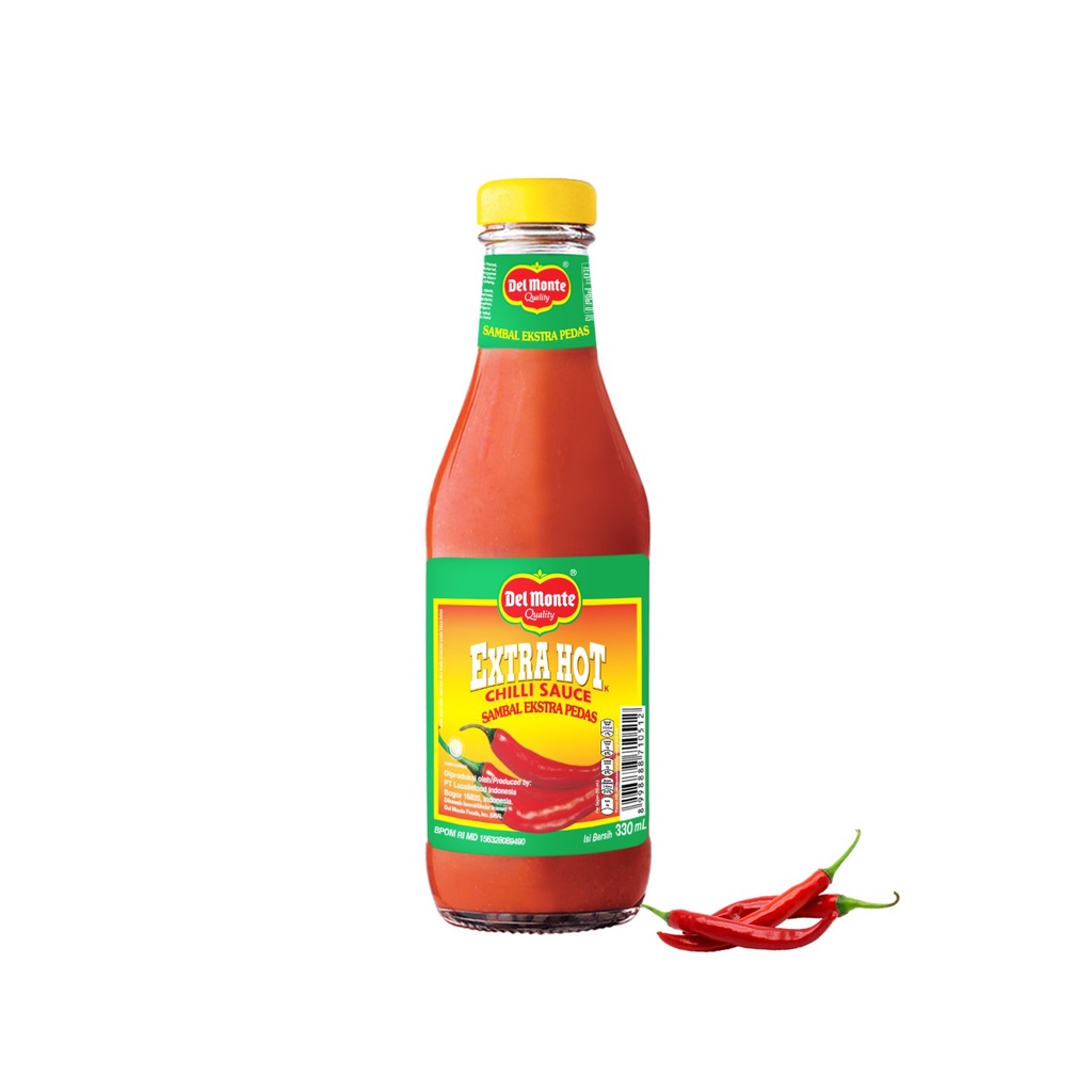 Del Monte Saus Sambal Extra Hot btl 330ML