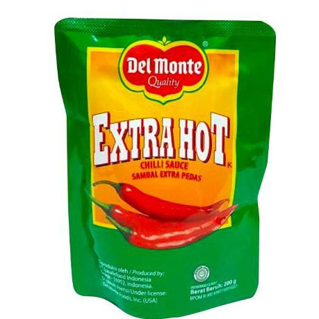 Del Monte Saus Sambal Extra Hot pch 200GR