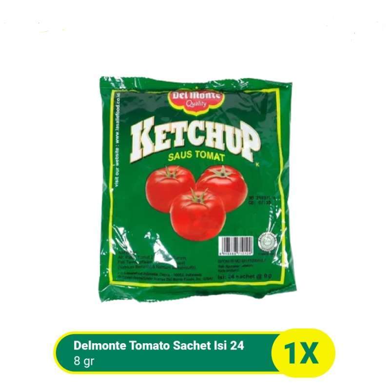 Del Monte Saus Tomat Sachet 24x8GR