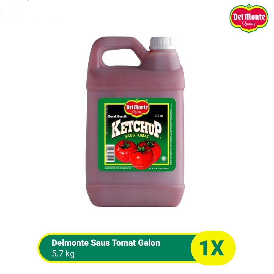 Del Monte Saus Tomat Jerigen 5700GR