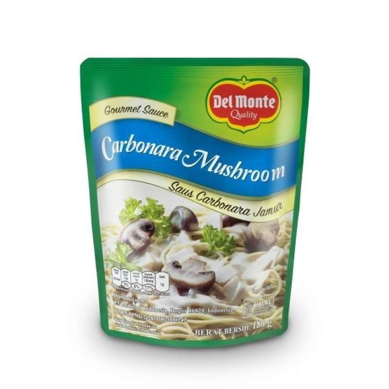 Del Monte Gourmet Saus Carbonara Mushroom pch 180GR