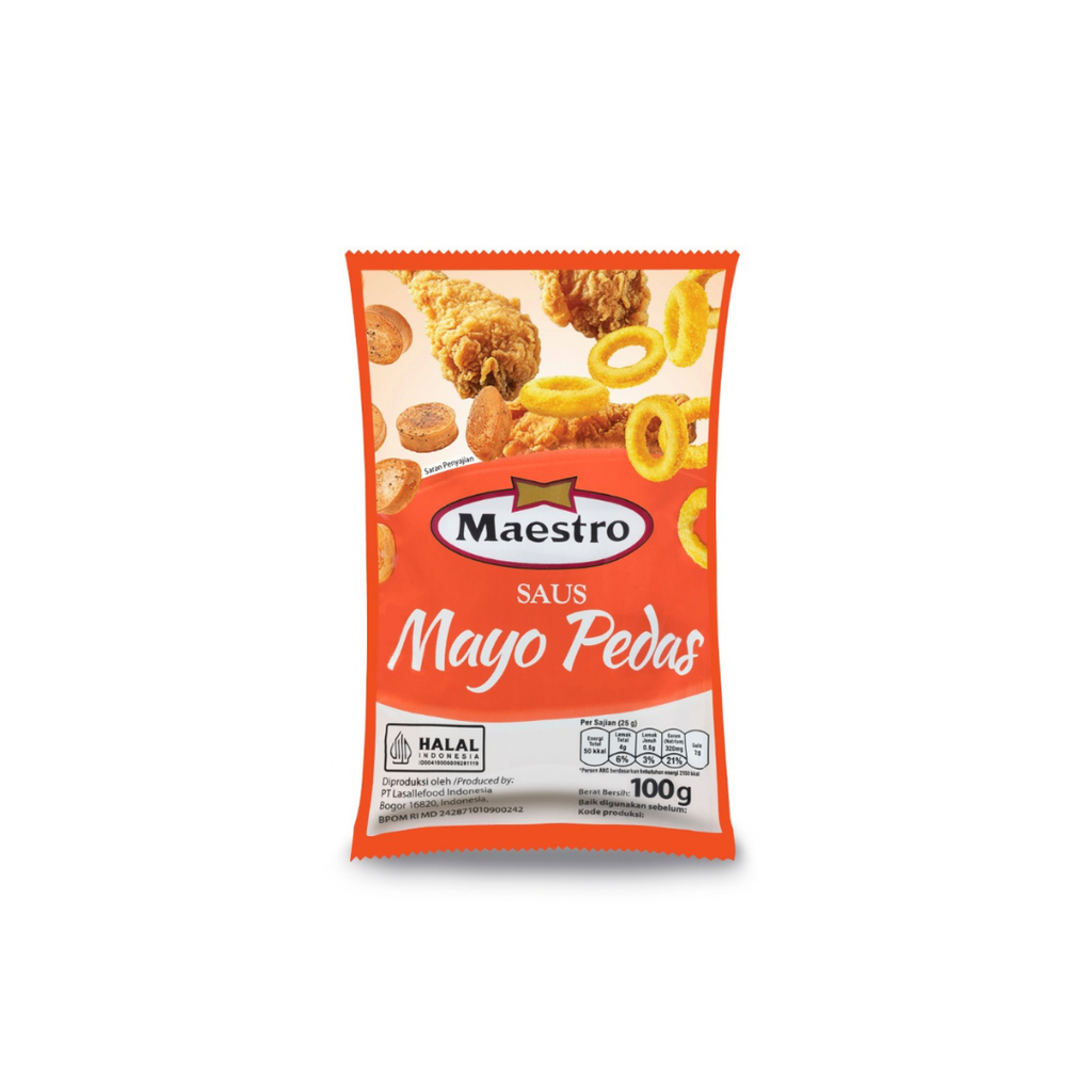 Maestro Saus Mayo Pedas Sachet 100GR