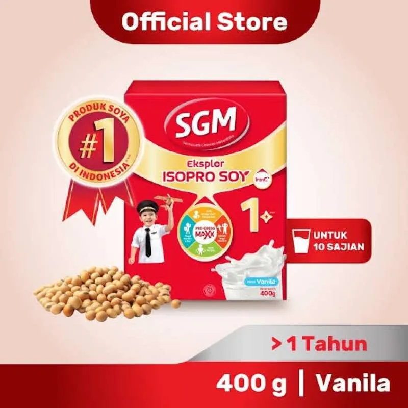 SGM Eksplor Isopro Soy 1+ Vanilla 400GR
