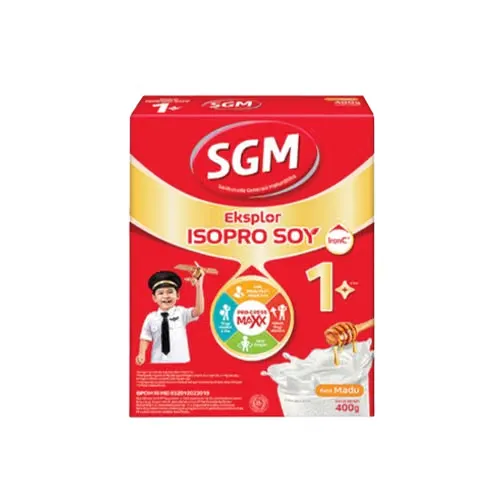 SGM Eksplor Isopro Soy 1+ Madu 400GR