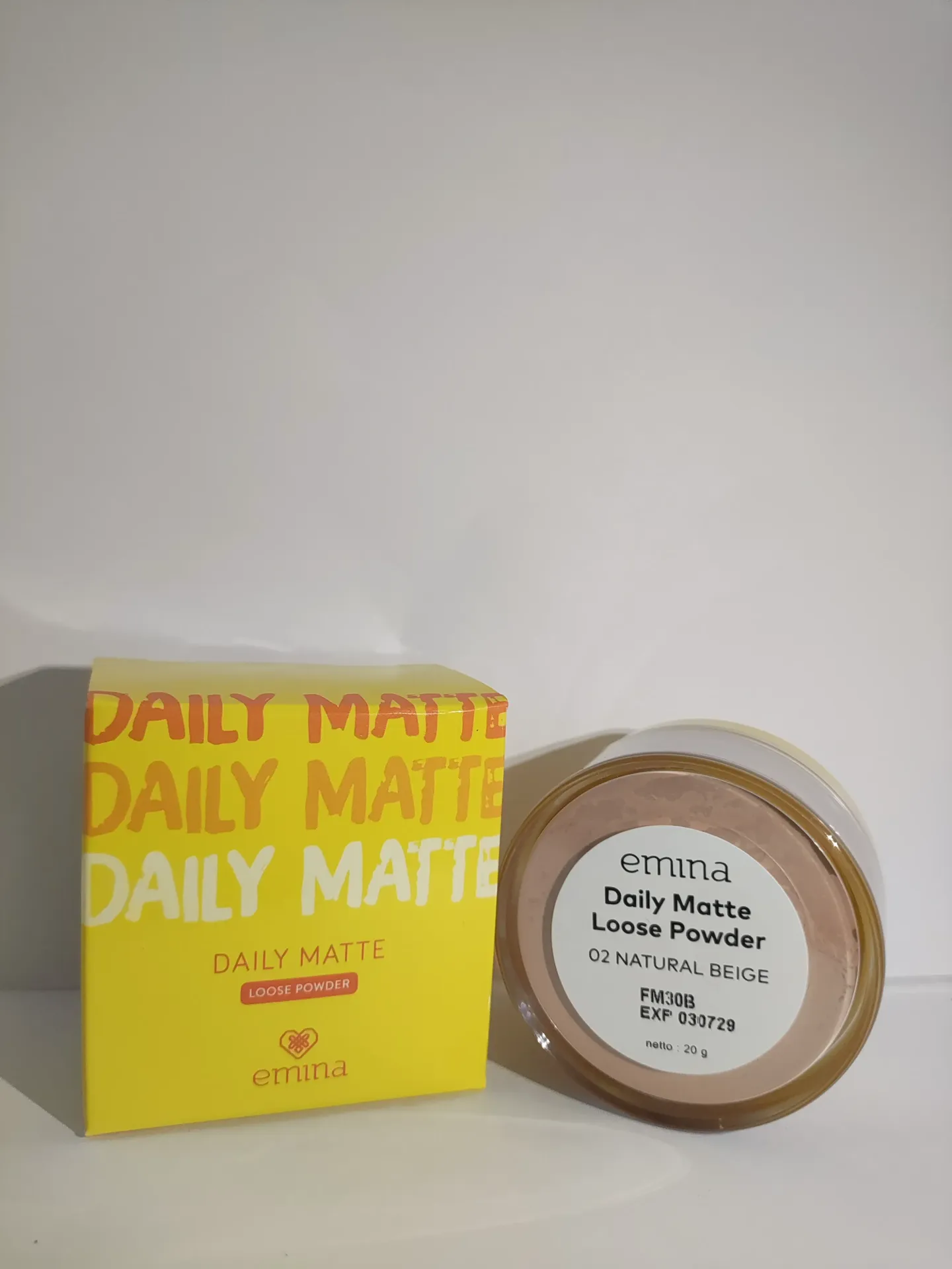 Emina Daily Matte Loose Powder 02 Natural Beige 20GR