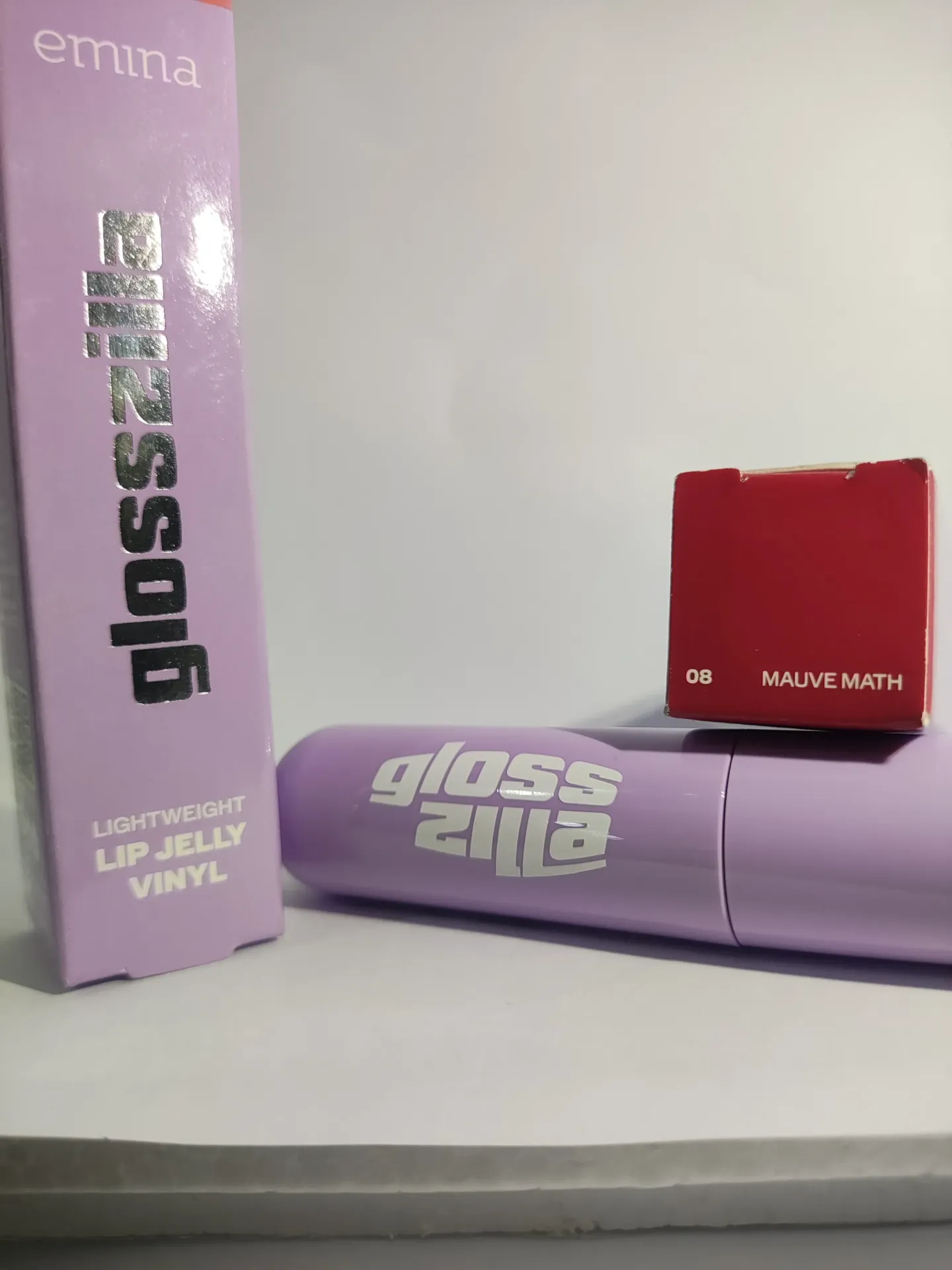 Emina Glosszilla Light Weight Lip Jelly Vinyl 08 Mauve Math 3GR