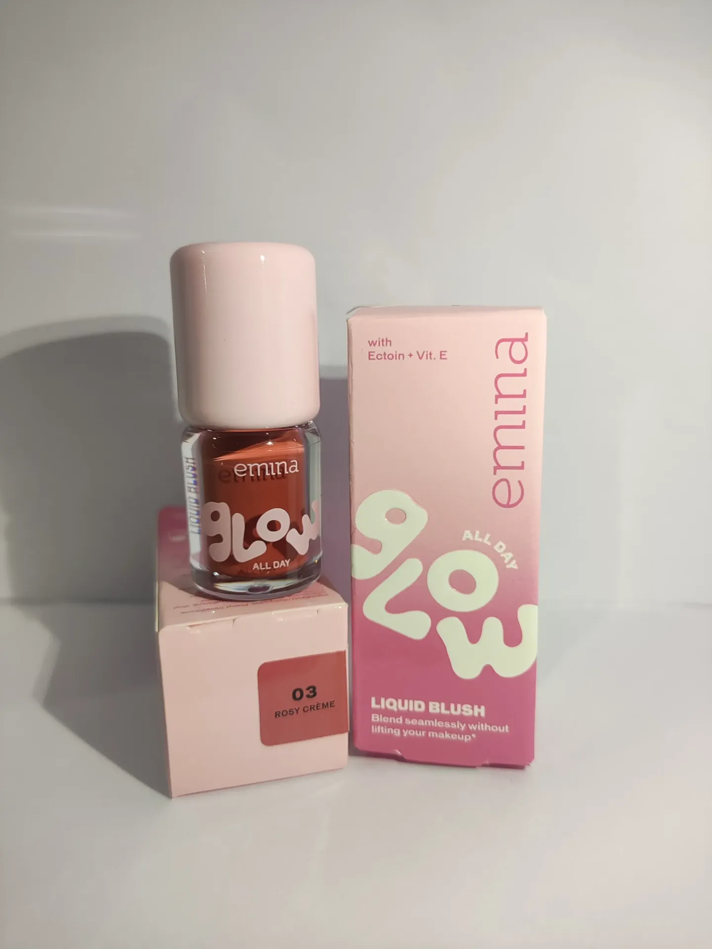 Emina Glow All Day Liquid Blush 03 Rosy Creme 2.5GR