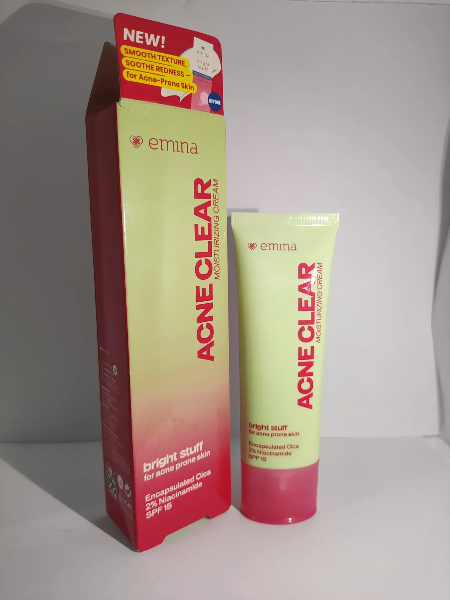 Emina Bright Stuff Acne Clear Moisturizing Cream 20ML