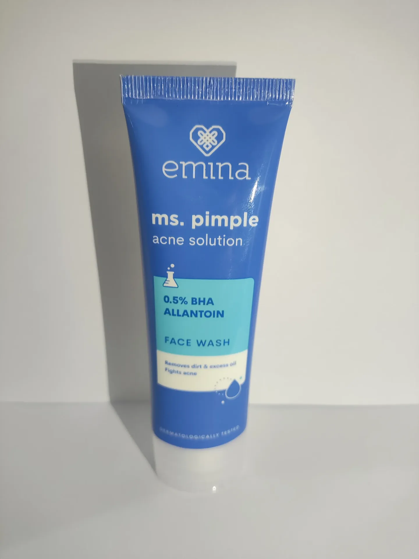 Emina MS. Pimple Acne Solution 0.5% BHA Allantoin Face Wash 50ML