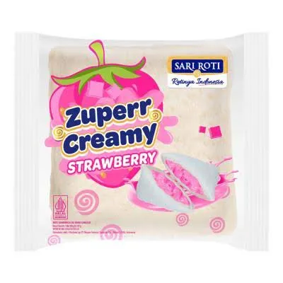 Sari Roti Zuperr Creamy Strawberry