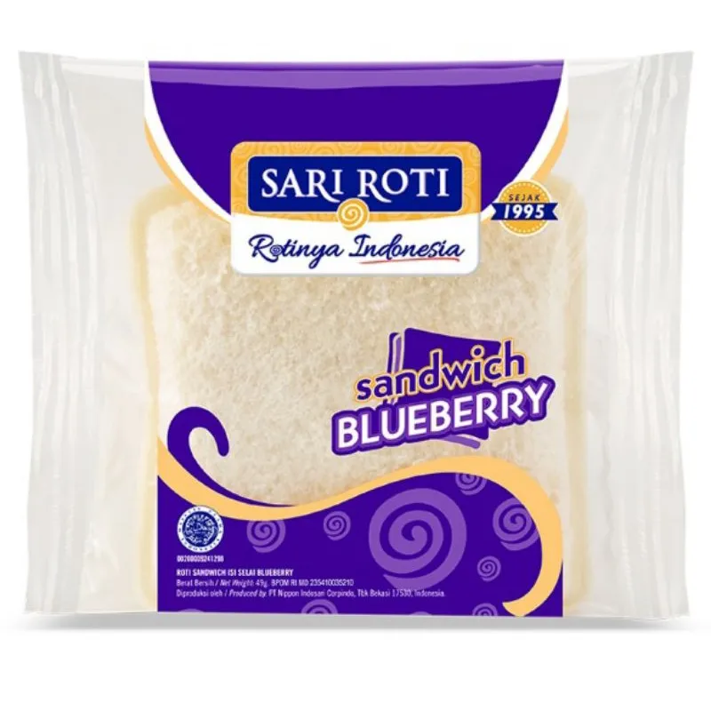 Sari Roti Sandwich Blueberry