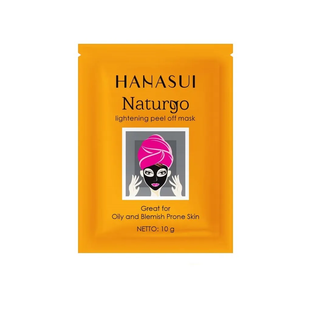 Hanasui Naturgo Lightening Peel Off Mask Sachet 10GR