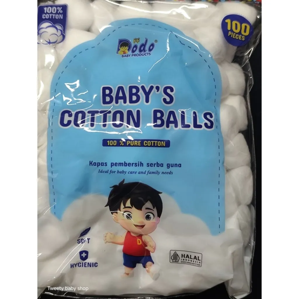 Dodo Cotton Balls Kapas Pembersih Seba Guna 100PCS