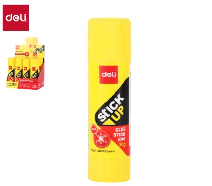 Deli Stick Up Glue Stick Yellow 20GR