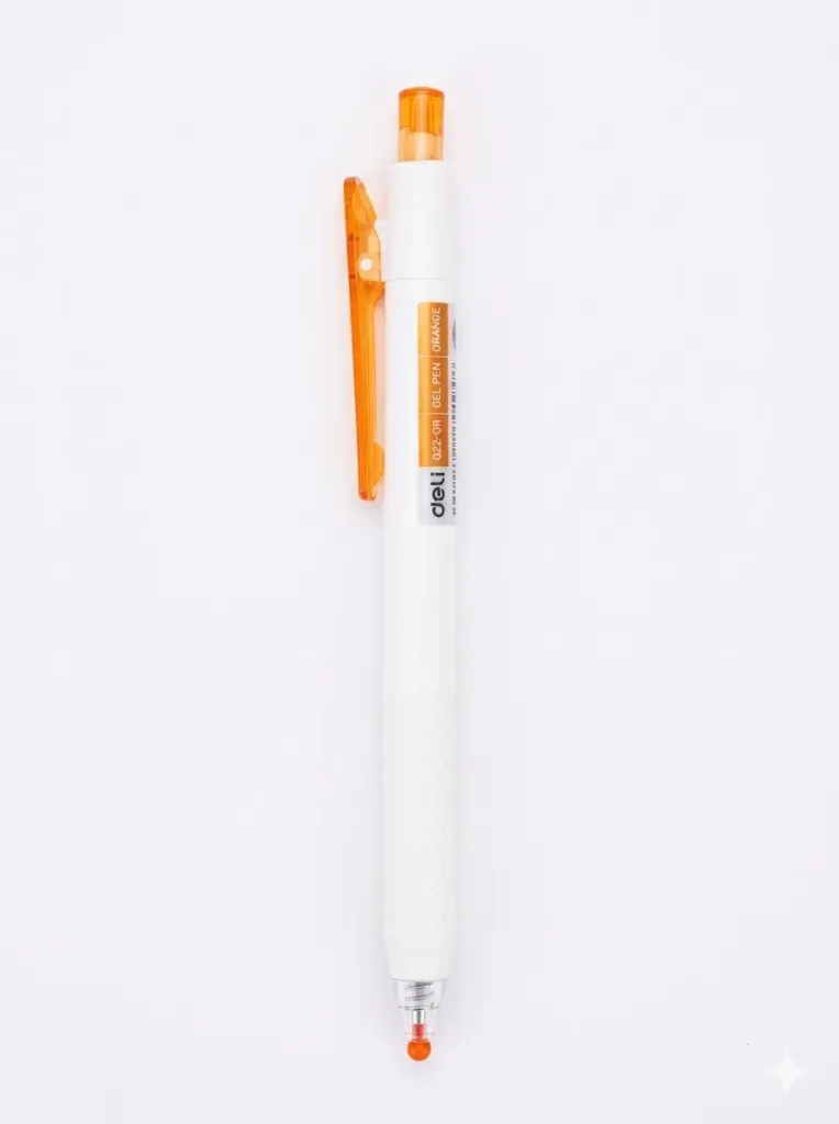 Deli Gel Pen Teman Suksesku Orange Ink 0.5mm