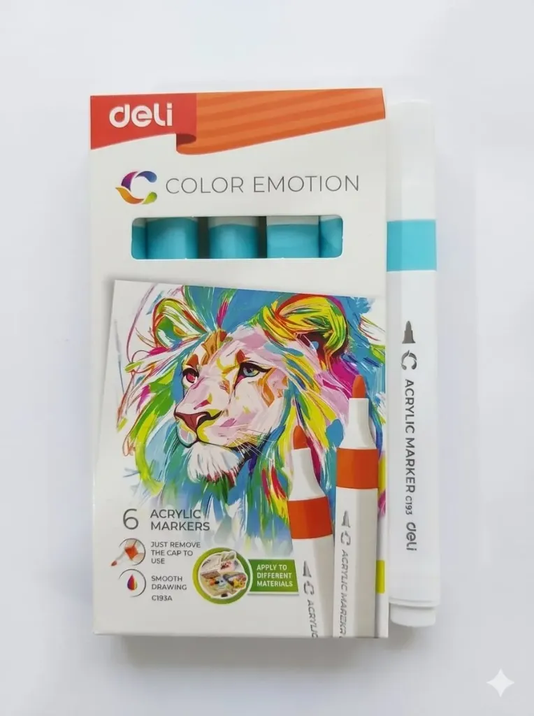 Deli Acrylic Marker 148 Light Blue