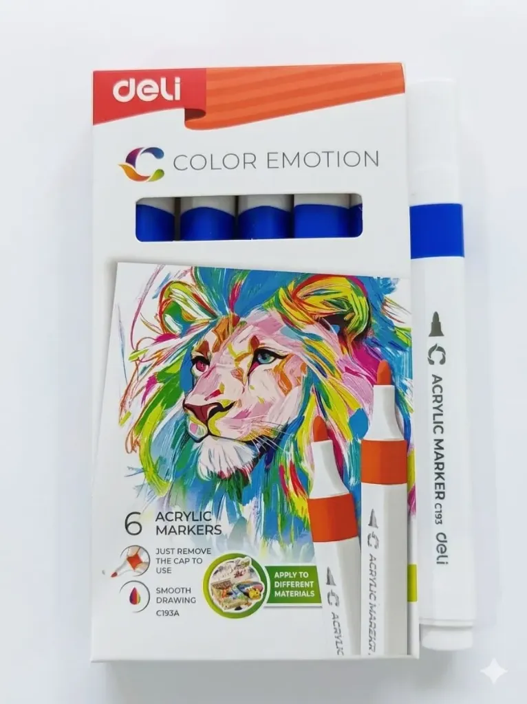 Deli Acrylic Marker 31 Blue