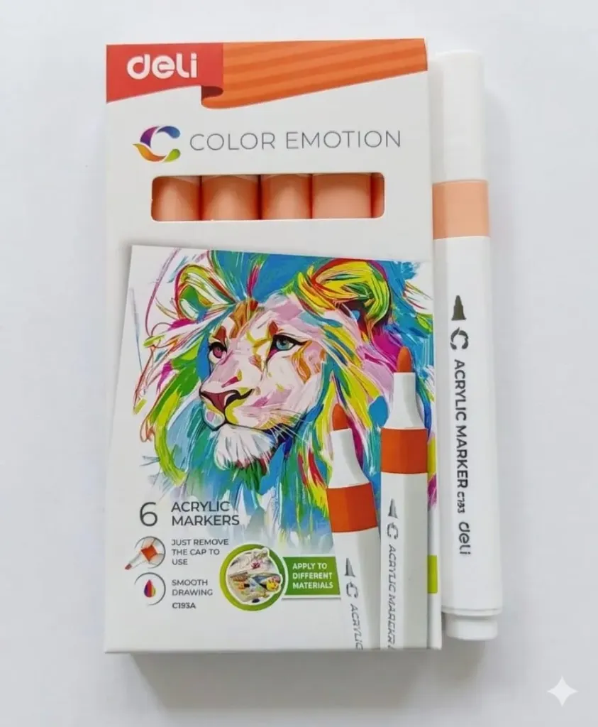 Deli Acrylic Marker 145 Pearl Pink