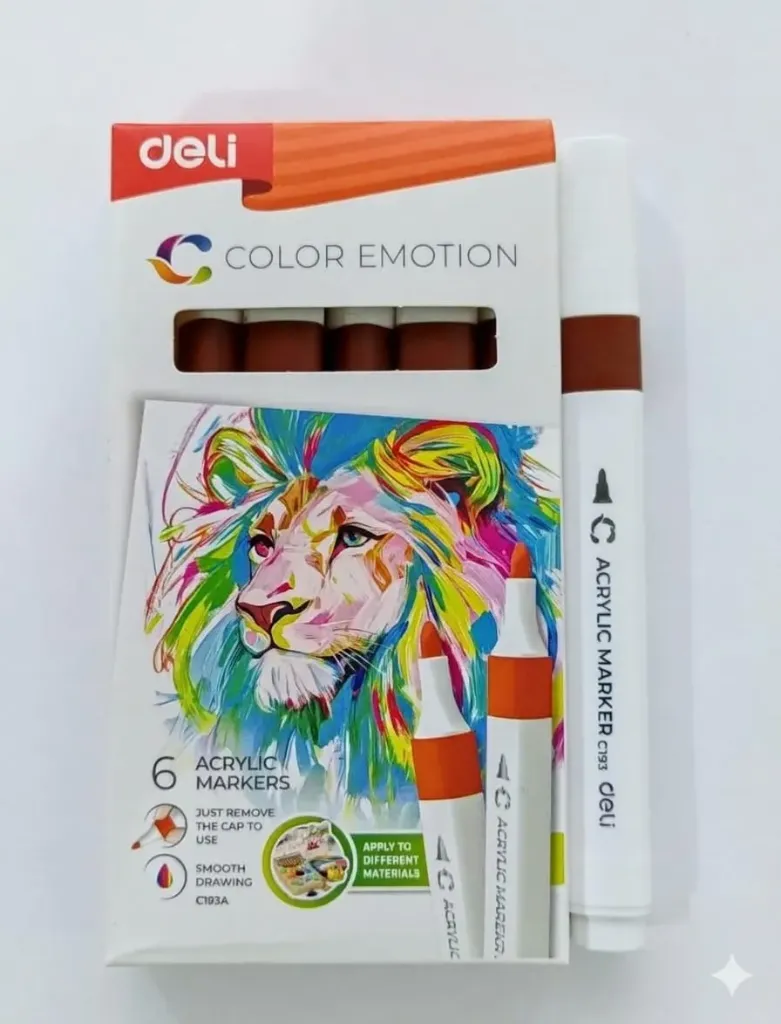 Deli Acrylic Marker 38 Brown