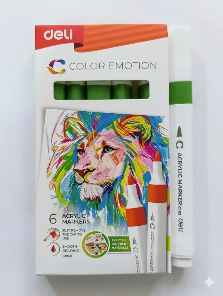 Deli Acrylic Marker 154 Mass Green
