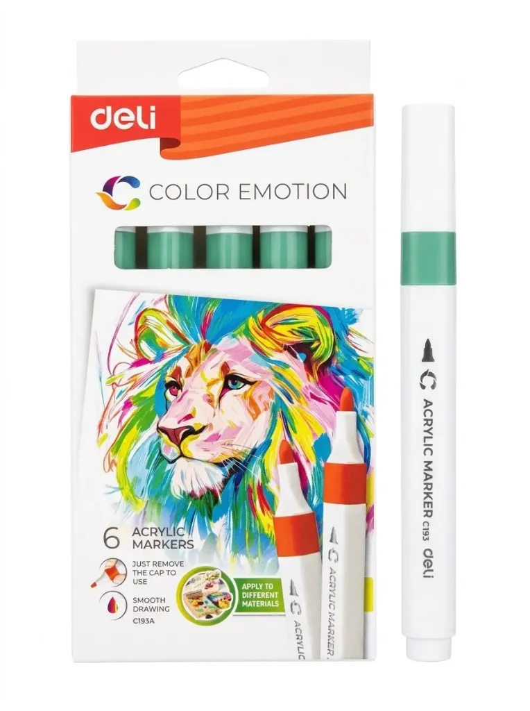 Deli Acrylic Marker 132 Pale Green