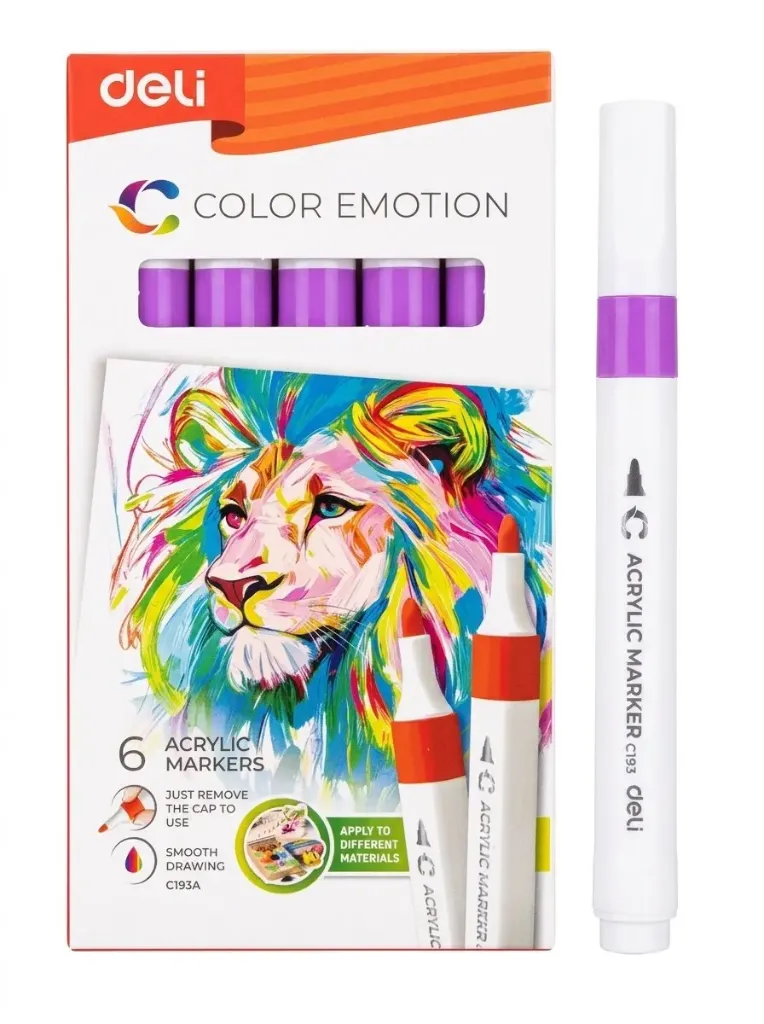 Deli Acrylic Marker 131 Violet
