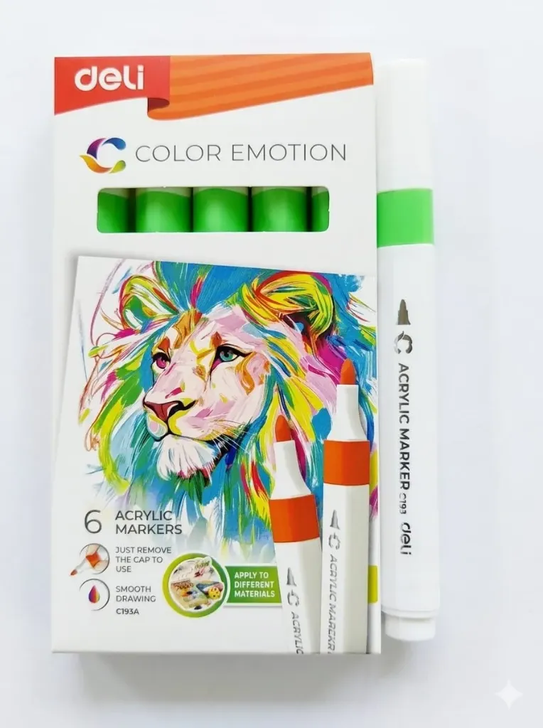 Deli Acrylic Marker 47 Bright Green