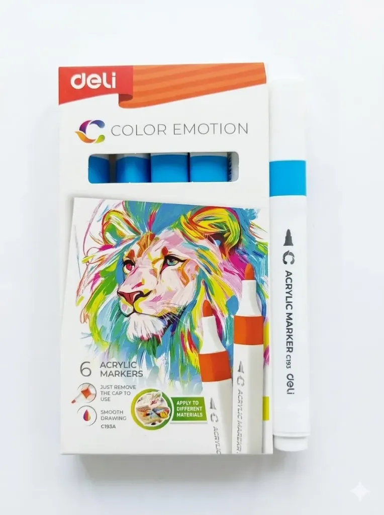 Deli Acrylic Marker 29 Sky Blue