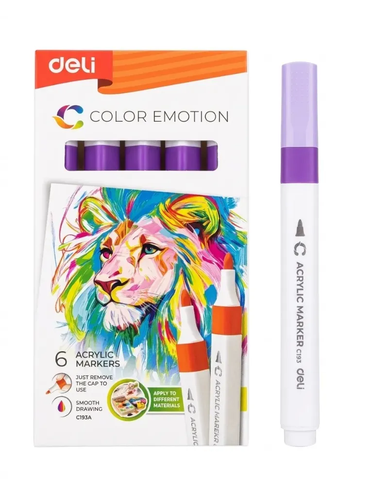 Deli Acrylic Marker 27 Dark Violet