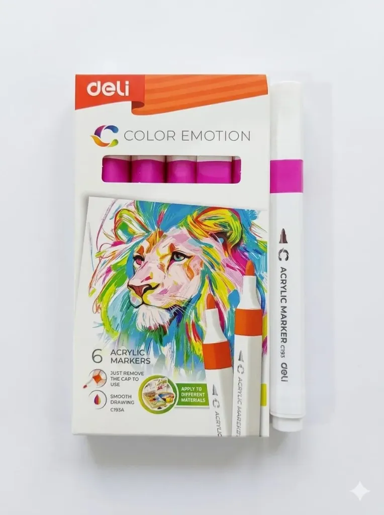 Deli Acrylic Marker 46 Deep Pink