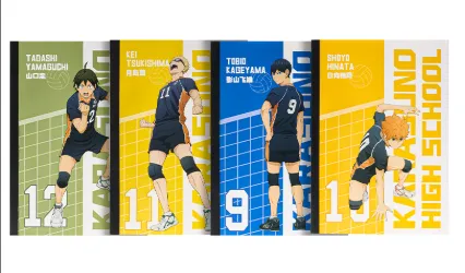 Deli Perfect Binding Notebook Haikyuu Edition 40S 210x148mm