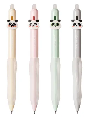 Deli Erasable Gel Pen Panda Black Ink 0.5mm
