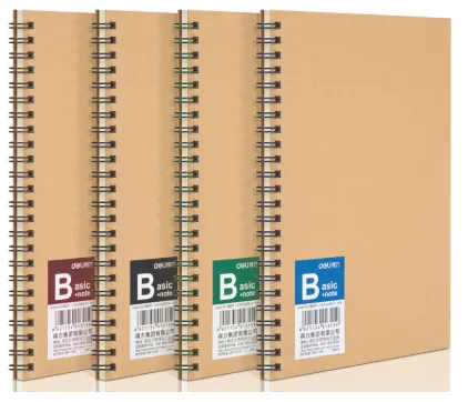 Deli Spiral Notebook Basic +note 60S 210x148mm