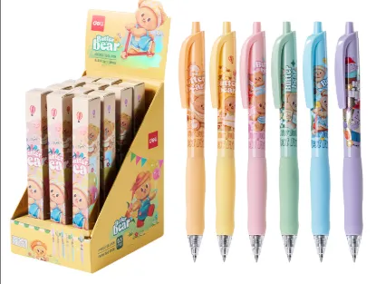 Deli Gel Pen Butterbear Black Ink 0.5mm