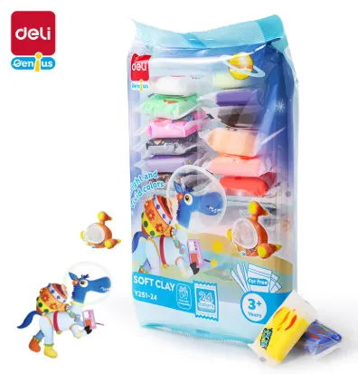 Deli Genius Soft Clay 24 Colors