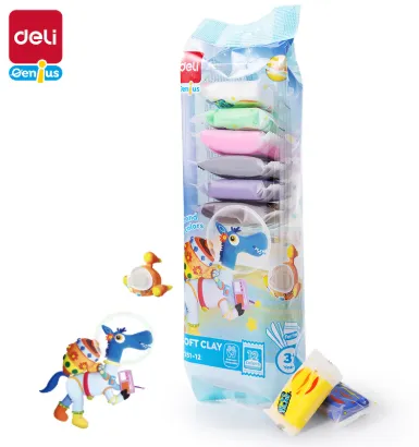 Deli Genius Soft Clay 12 Colors