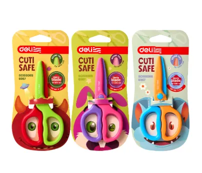 Deli School Scissors Cuti Safe 120mm