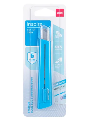 Deli Cutter Inspire Blue 0.4×9×80mm