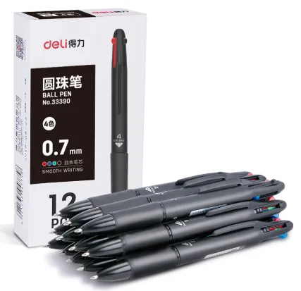 Deli Ball Point Pen 4 Colors 0.7mm
