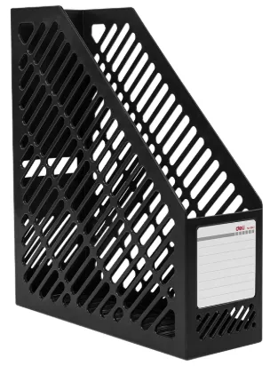 Deli Magazine Holder Hitam 259x90x293mm