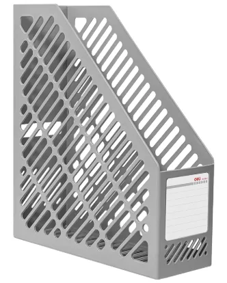 Deli Magazine Holder Abu-Abu 259x90x293mm