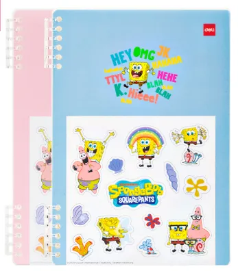 Deli Loose Leaf Notebook Spongebob Edition 50S 257x178mm