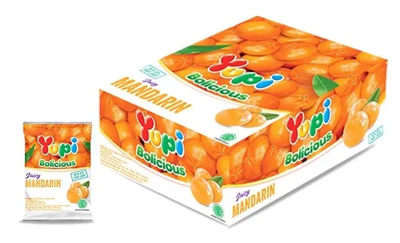 Yupi Bolicious Orange Mandarin Collagen 24X5GR