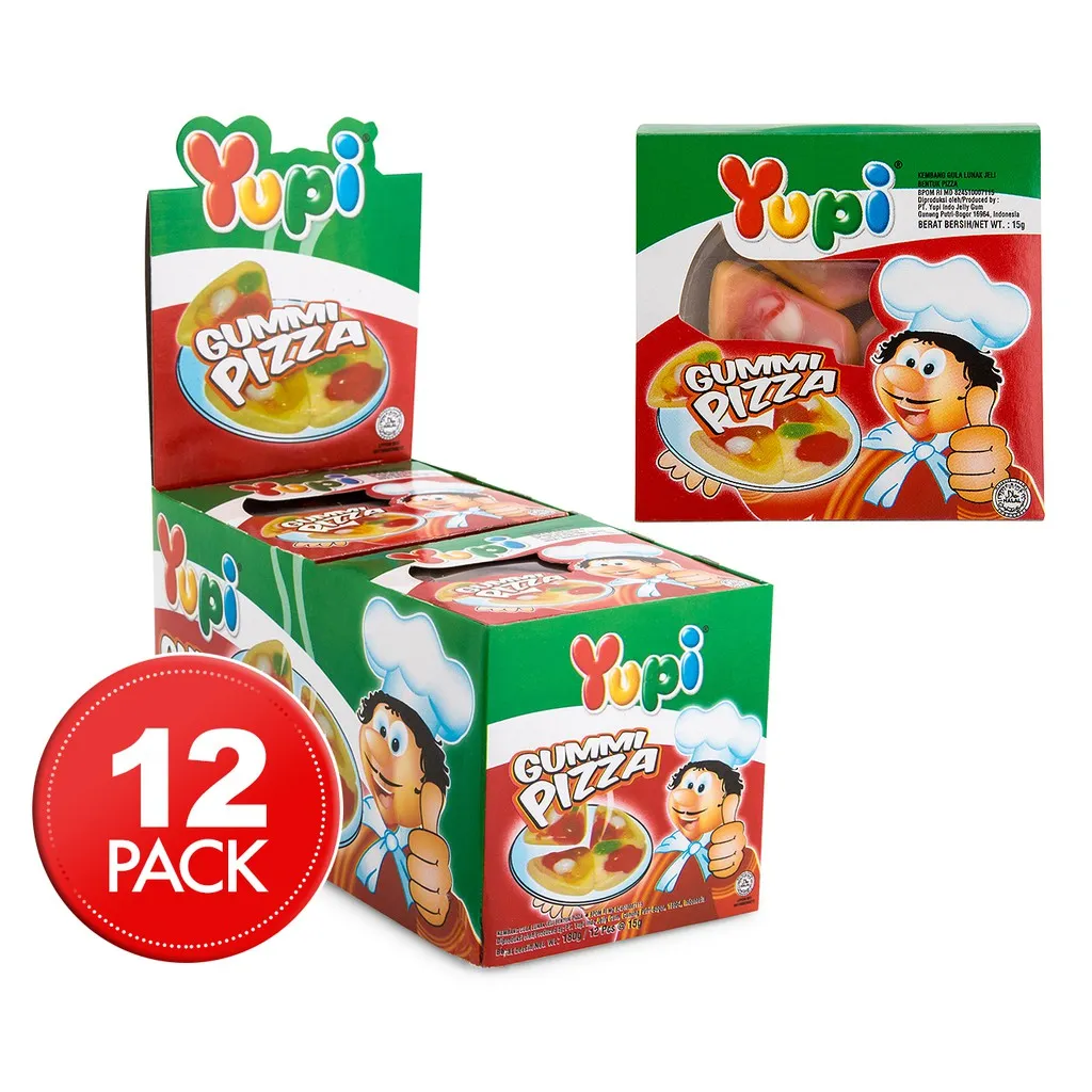 Yupi Gummi Pizza 12x12 GR