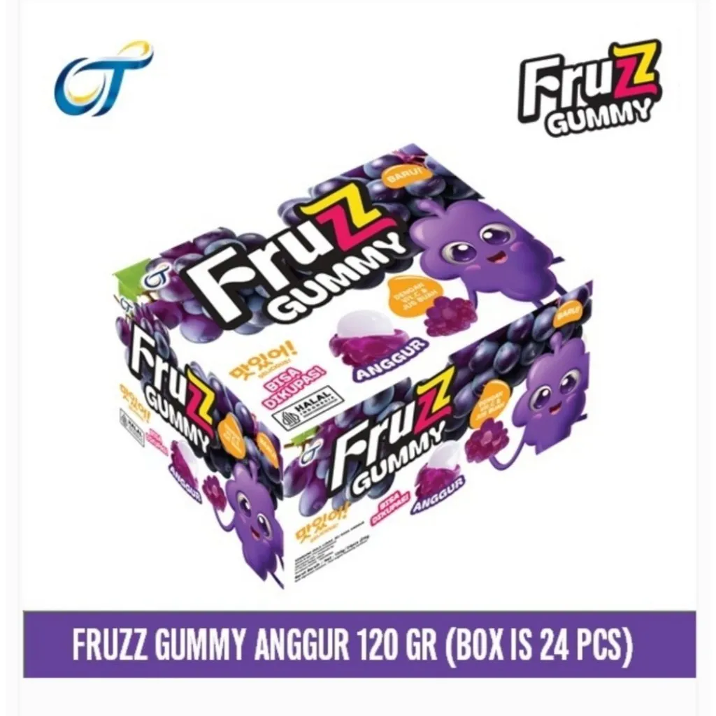 Fruzz Gummy Anggur 24x5GR